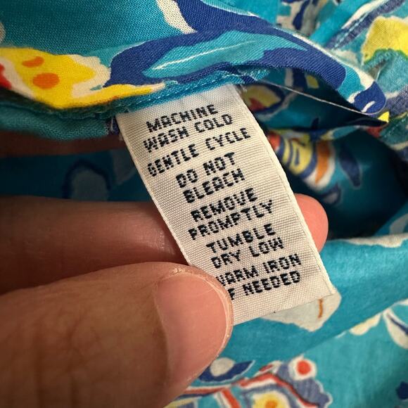 RALPH LAUREN Shirt Colorful Paisley All Over Print Button Down LS Party - Picture 6 of 8